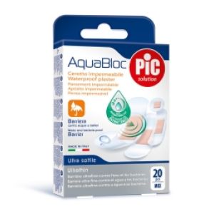 Pic Aquabloc Mix Waterproof Plaster Assorted Format 40pcs