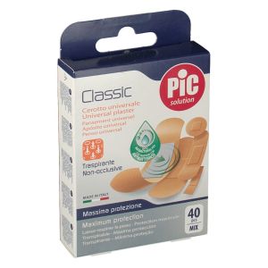 Pic Classic Mix Antibacterial Plaster 40 Pieces