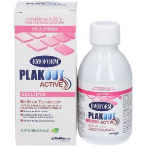 Plak Out Active Sollievo Collutorio Adulti Azione Antiplacca Intensiva 200ml