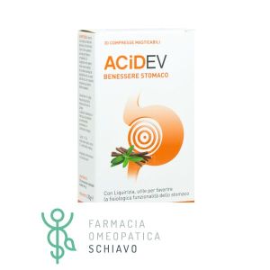 Erba Vita Acid EV Integratore Acidità Di Stomaco 30 Tavolette