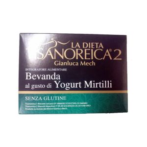 Tisanoreica 2 Bevanda Gusto Yogurt Mirtillo Senza Glutine 4 Preparati da 28g