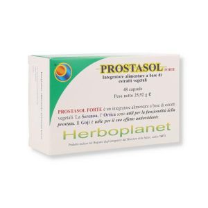 Herboplanet Prostasol Forte Integratore 48 Capsule