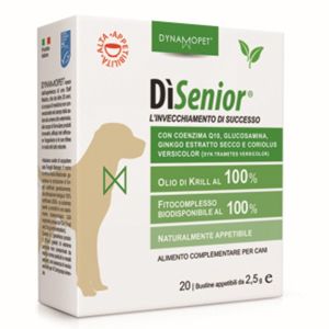 DìSenior Integratore Per Cani 20 Bustine 2,5 ml