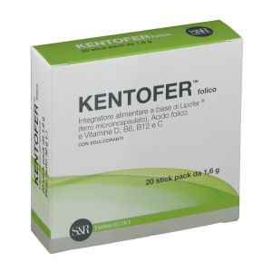 Kentofer Folico Integratore Acido Folico, Ferro E Vitamine 20 Bustine