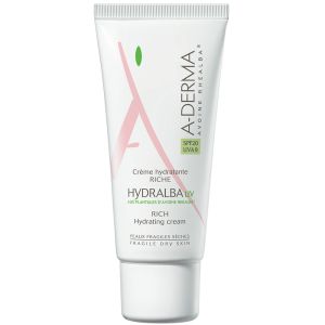 A-derma hydralba uv crema ricca idratante pelle secca 40 ml