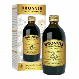 Dr. Giorgini Bronvis i Miele Millefiori Liquido Analcolico Integratore per La Gola 200ml