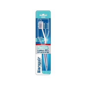 Biorepair antibacterial toothbrush medium bristles total protection