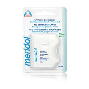 Meridol expanded filo interdentale cerato gusto menta fresca 40 m