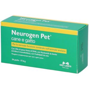 Nbf Lanes Neurogen Pet Integratore Sistema Nervoso Cani e Gatti 36 Perle