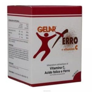 Gelarferro Integratore di Ferro e Vitamina C 20 Bustine