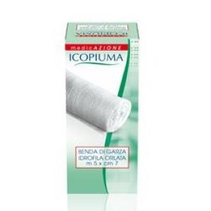 Icopiuma Hemmed Hydrophilic Gauze Bandage m 5x7 cm