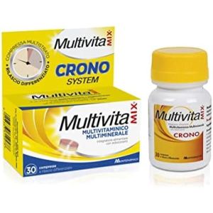 Multivitamix Crono Integratore Vitamine e Minerali 30 Compresse
