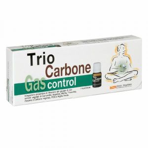 Trio Carbone Gas Control Integratore Intestinale 7 Flaconcini
