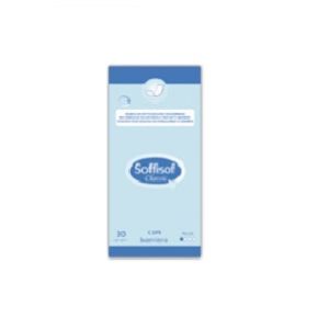Soffisof Classic Rectangular Diapers With Barrier For Incontinence 30 Pieces