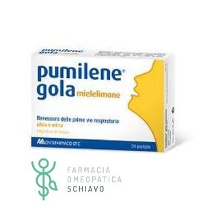Montefarmaco Otc Pumilene Gola Mielelimone Integratore Alimentare 24 Pastiglie