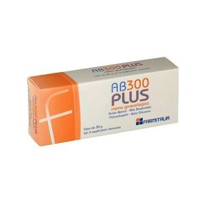 Ab 300 plus crema ginecologica 30 g con 6 applicatori