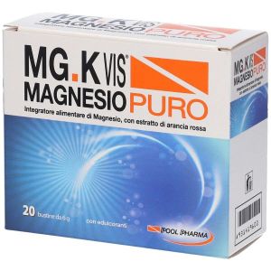 Mg.k Vis Magnesio Gold Puro Integratore Vitamine e Sali Minerali 20 Bustine
