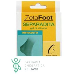 Zeta Foot Separadita In Gel Di Silicone Infradito 2 Pezzi Medium E Large