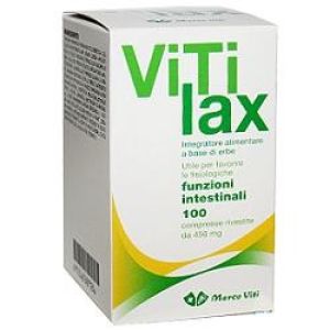 Viti Lax Intestinal Supplement 100 Tablets