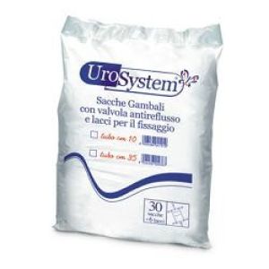 Leg Drainage Bag For Incontinence Urosystem Tube 35 Cm 30 Pieces