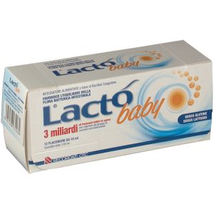 Lacto Baby 3 Miliardi Integratore Benessere Intestinale Bambini 12 Flaconcini