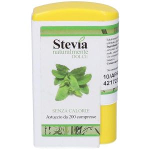 Stevia Edulcorante 200 Compresse Display Contenente 14 Dispenser
