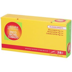 Oligosol Labcatal Zinco Nichel Cobalto Soluzione Bevibile 28 Fiale