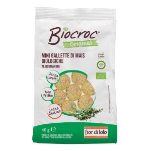 Fior di Loto Biocroc Original Mini Gallette Mais Rosmarino 40g