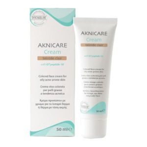 Crema Trattante Colorata per Pelle Acneica Aknicare Cream Teintee Clair Tubetto 50ml
