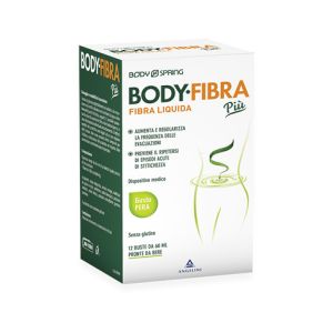 Body Spring BodyFibra Più Integratore Intestinale Gusto Pera 12 Bustine