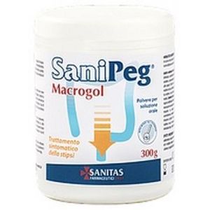 Sanipeg macrogol polvere per soluzione orale barattolo 300 g