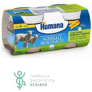 Humana Omogeneizzato Agnello Bio 4 Mesi+ 2x80g