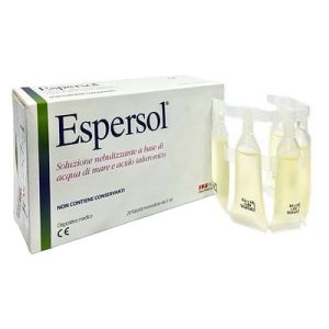 Espersol Soluzione Nebulizzante per Aerosol 20 Flaconcini  Globuli Contenitore MONOdose