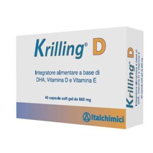 Krilling D Integratore 30 Capsule Semiapribili