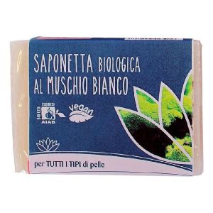 Saponetta Biologica Muschio Bianco 1 Pezzo