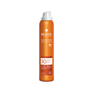 Rilastil Sun System Spray Solare Trasparente SPF 30 Protezione Corpo 200 ml