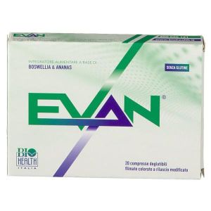 Evan Boswelia Ananas Integratore Articolazioni 20 Compresse