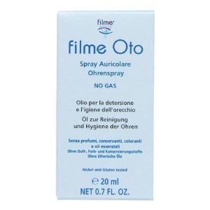 Filme Oto Spray Auricolare 20ml Detergente Orecchie Efficace