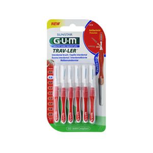 Sunstar gum trav-ler interdental brush iso1 1314 0,8mm 6 units