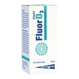 Fluord3 Spray Integratore di Fluoro e Vitamina D3 10ml