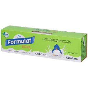 Formulat Soya Liquido per Lattanti Dalla Nascita 3x200ml