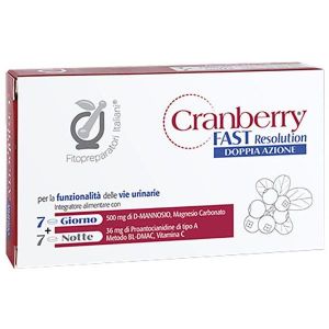 Cranberry D-fast Integratore 7compresse+7compresse
