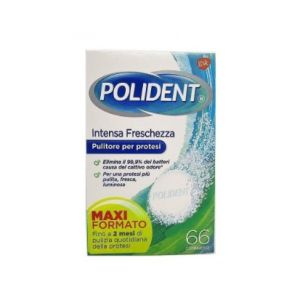 Polident triple freshness cleaner for dentures and dentures 66 tablets