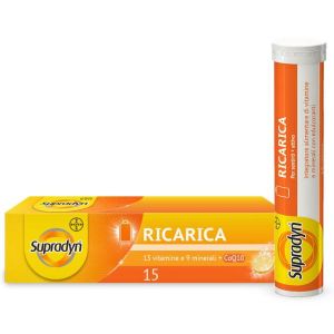 Supradyn Ricarica Integratore Vitamine e Sali Minerali 15 Compresse Effervescenti