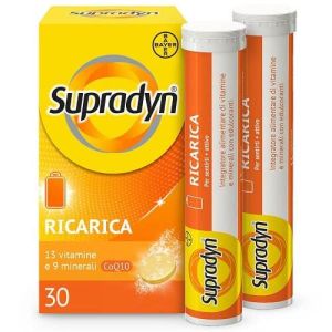 Supradyn Ricarica Integratore Vitamine e Sali Minerali 30 Compresse Effervescenti