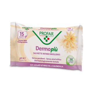Dermo Piu' Intimate Wipes 20 Pieces Profar