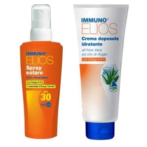 Immuno elios spray spf 30 tocco secco + doposole omaggio 200