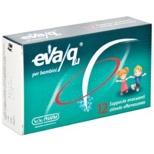 Eva Qu Bambini Supposte Evacuanti 12 Pezzi