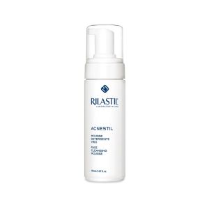 Rilastil acnestil mousse detergente viso pelle mista e grassa 150 ml