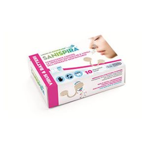 Sanispira Virus & Bacteria Nasal Filters Size L 10 Pieces